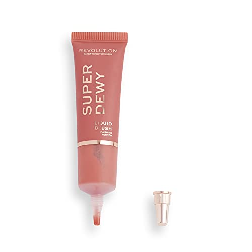 Makeup Revolution Superdewy Liquid Blusher - Flushing Glow 15ml