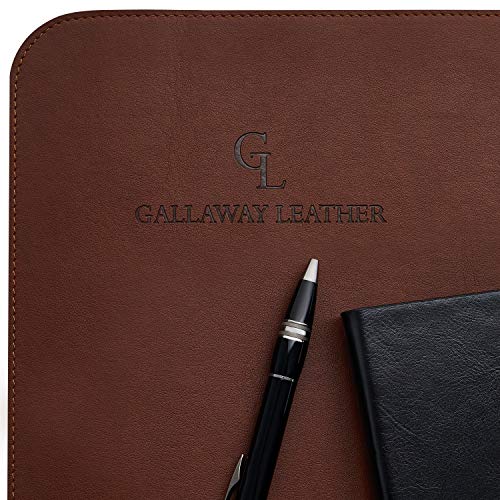 Gallaway Leather Desk Pad - Desk Protector for Office/Home