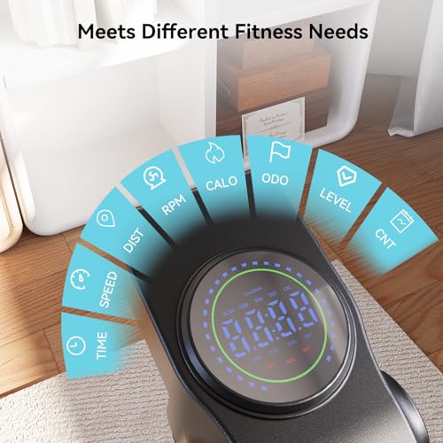 Lacuffy Indoor Cycling Bike: 136kg Capacity, Magnetic, LCD Display