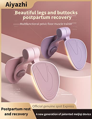Aiyazhi Inner Thigh & Pelvic Floor Exerciser for Women - Leg Toner & Muscle Trainer, Thighmaster Kegel Device