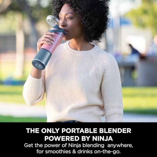 Ninja Blast Portable Blender 530ml: Cordless, Rechargeable, Smoothies, Protein Shakes, Blends Ice & Fruit