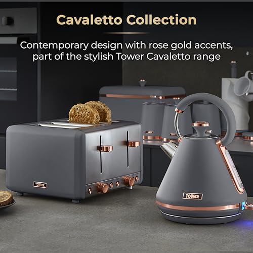 Tower Cavaletto 6.5L Slow Cooker, 3 Heat Settings, Cool Touch Handles