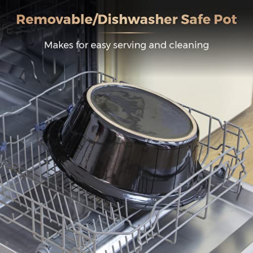 Tower Cavaletto 6.5L Slow Cooker, 3 Heat Settings, Cool Touch Handles