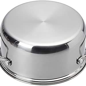 Highlands 3pc Stainless Steel Pan Set with 3 Tier Steamer