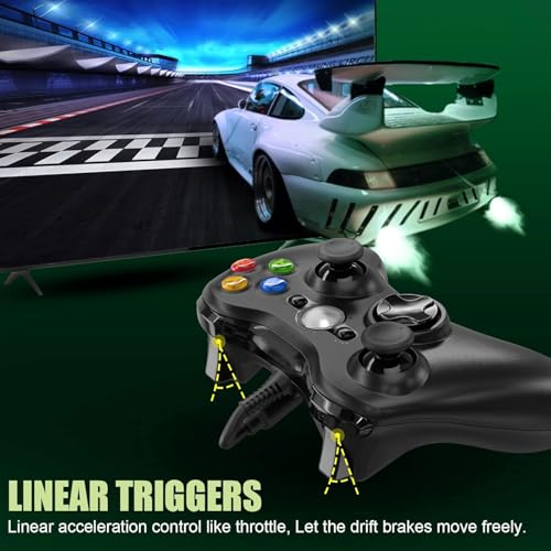 Upgraded Ergonomic USB Gaming Controller for Xbox 360 & PC