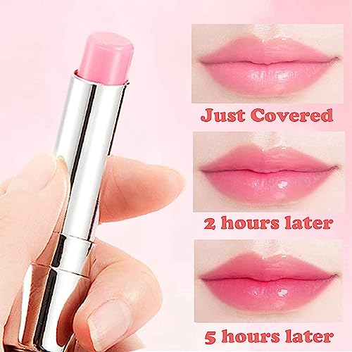 Glossier Tinted Lip Balm Set for Women, Pink Strawberry Lip Oil