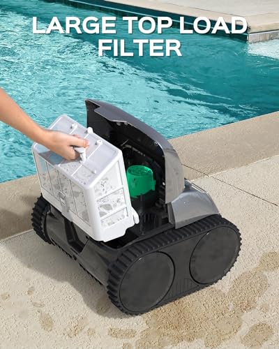 WYBOT E1-A Robotic Pool Vacuum for Inground Pools, Efficient Cleaning