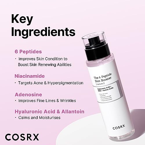 COSRX Peptide Collagen Serum Face Toner, Hydrating Korean Essence for Plump Skin, Anti-Wrinkle & Pore-Tightening, 150ml