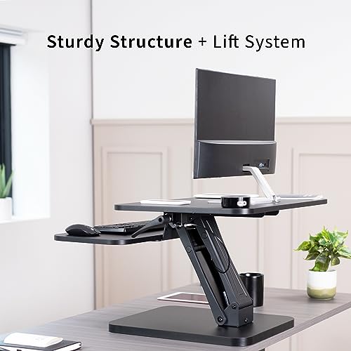 VIVO 25" Standing Desk Converter: Adjustable Sit Stand Riser