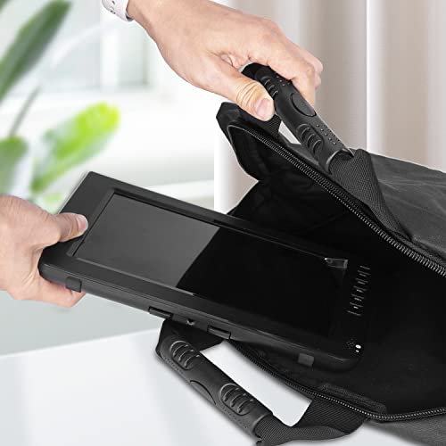 ZOSHING 10.1" Portable TV: Freeview-Digital, 720P Screen, USB, HDMI/AV - Mini Camping/Kitchen/Caravan