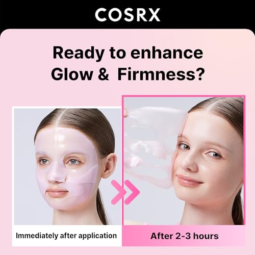 COSRX Pink Peptide Collagen Face Masks for Lifting Glow