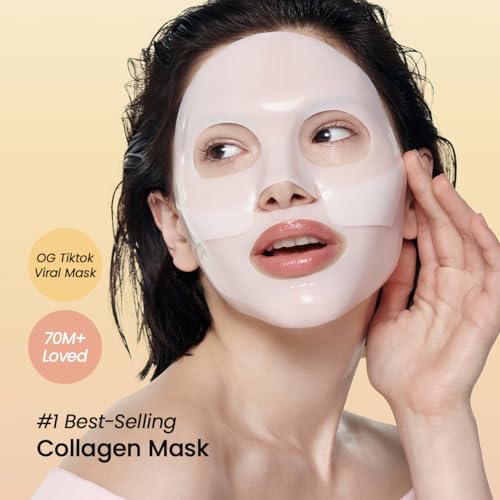 BIODANCE Bio-Collagen Mask for Pore Minimizing & Elasticity, Korean Skincare, 4 Masks