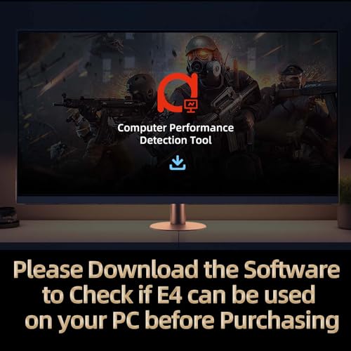 DPVR E4 PCVR Headset with Controller - Virtual Reality Gaming for PC, SteamVR Support