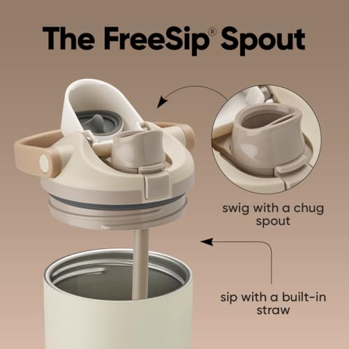 Owala FreeSip Sway Stainless Steel Water Bottle 30oz for Travel & Sports