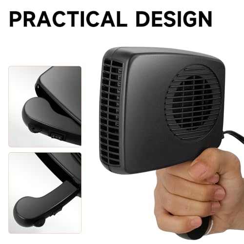 Portable Car Heater 12V 200W: Fast Heating Defroster & Defogger