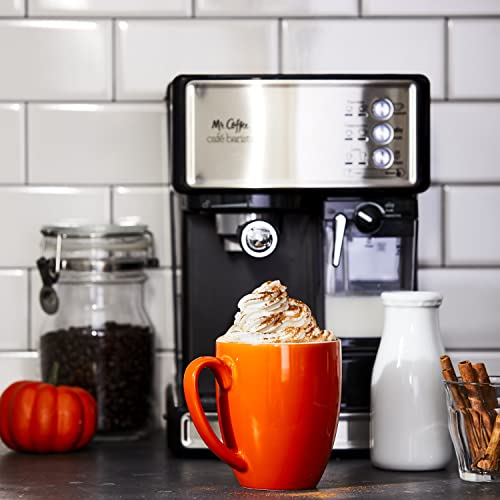 Mr. Coffee Espresso Machine: Stainless Steel, Milk Frother, 15-Bar Pump - Ideal for Home Baristas