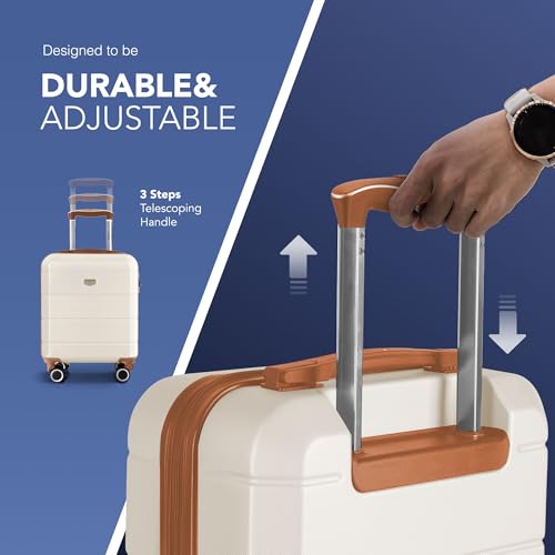 LUGG Jetset 15" Lightweight Travel Cabin Bag, Water Resistant, Safe Locking System, Underseat Luggage