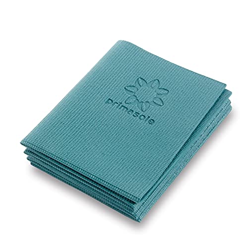 Primasole Yoga Pilates Mat: Foldable, Portable for Travel, Tear-Resistant, 4mm Thick, 9 Colors