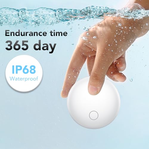 Air Tracker Tag 4 Pack - Item Finder for Keys, Bags, Wallets - Loud 100dB Beep - Worldwide Tracking - IP67 Waterproof