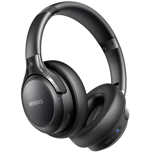 BERIBES Wireless Headphones, 65H Playtime, 6 EQ Modes, HiFi Stereo, Deep Bass