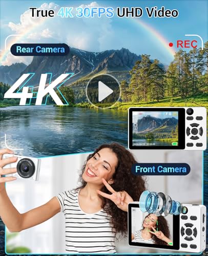 Wevoor 4K 64MP Autofocus Vlogging Camera for Travel Daily