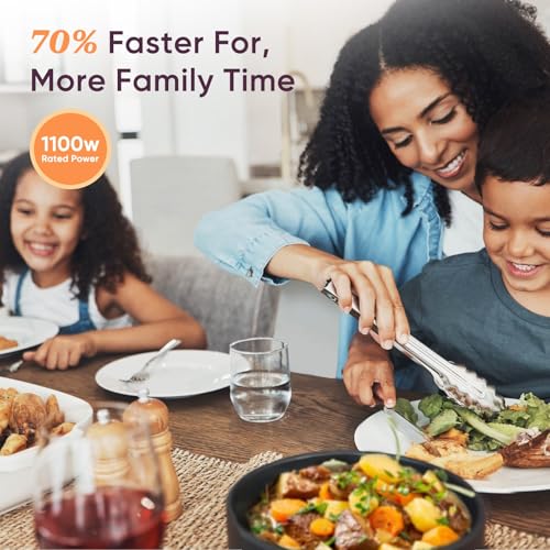 COSORI 6QT Multi Cooker, Stainless Steel, Ceramic Pot, 12 Safety Features, Slow Cook, Sous Vide, Saute