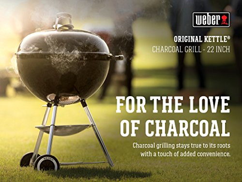 Weber Kettle Charcoal Grill: Outdoor Cooking & BBQ, 22 inch