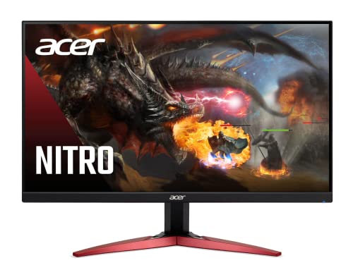 Acer Nitro 23.8 inch Full HD Gaming Monitor | AMD FreeSync | 165Hz Refresh Rate | ZeroFrame Design | Black