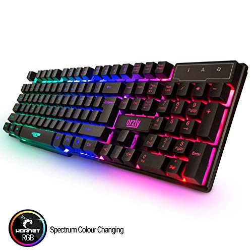 Hornet RX-250 Gaming Bundle: Keyboard, Mouse, Headset, RGB Backlight - PC, Xbox, PS4 - 4-in-1 Set