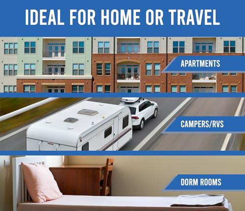 Farberware Portable Mini Countertop Dishwasher 7 Wash Programs - Ideal for Small Spaces Like Apartment, Dorm, Boat