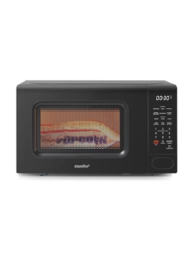 COMFEE 0.7 cu.ft Small Microwave, 11 Power Levels, Speedy Cooking