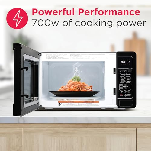FRIGIDAIRE 0.7 Cu. Ft. Black Microwave - Quick Heat & Defrost