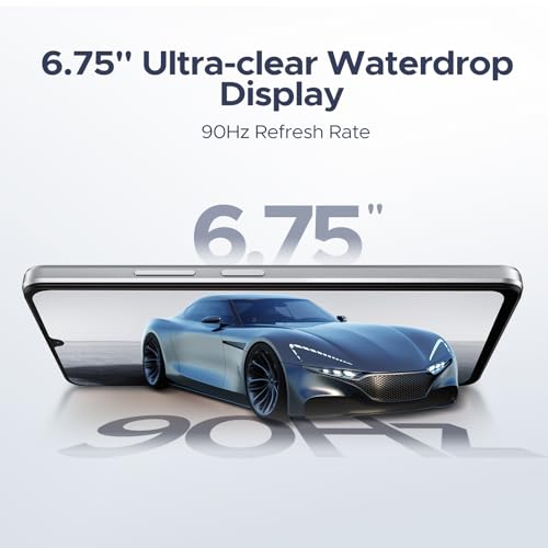 DOOGEE Note 58 Unlocked Phone, 32GB+128GB, 6.6'' HD+ Display