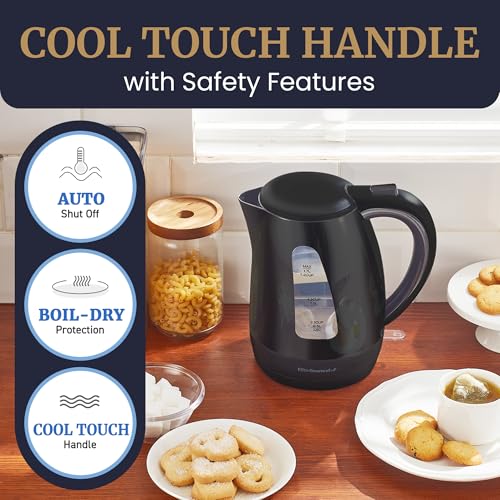 Elite Gourmet 1.7L Electric Tea Kettle 1500W, Fast Boil, BPA-Free
