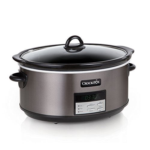 Crock-Pot 8-Qt Programmable Slow Cooker, Auto Warm, Stainless