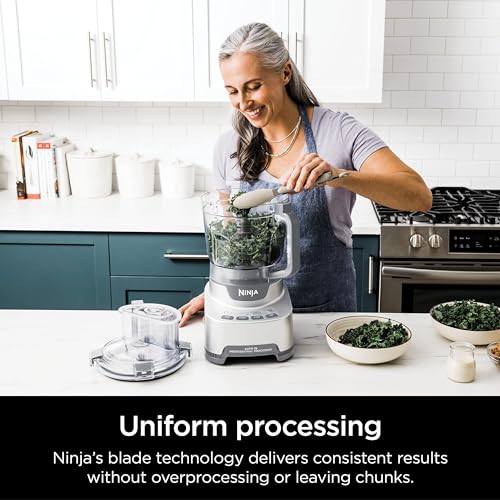 Ninja Professional XL Food Processor, 1200W, 4-in-1, Chopping, Slicing, Purees, Dough, 12-Cup Bowl