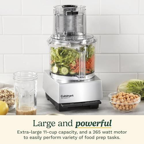 Cuisinart 11-Cup Food Processor, Brushed Chrome Finish