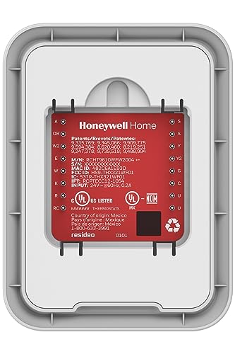 Honeywell Home T9 Smart Thermostat with Room Sensor, Touch Display, White