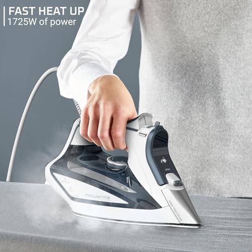 Rowenta Clothes Steamer: Focus Stainless Steel Iron, 400 Microsteam Holes, Powerful & Lightweight
