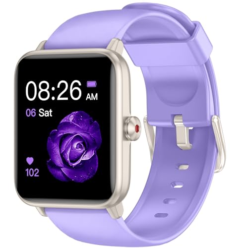 Brand Smartwatch: Fitness Tracker, Heart Rate, Blood Oxygen, Sleep Monitor, 1.5" Touchscreen, Android iOS, Swim Waterproof, Pedometer, Women Men