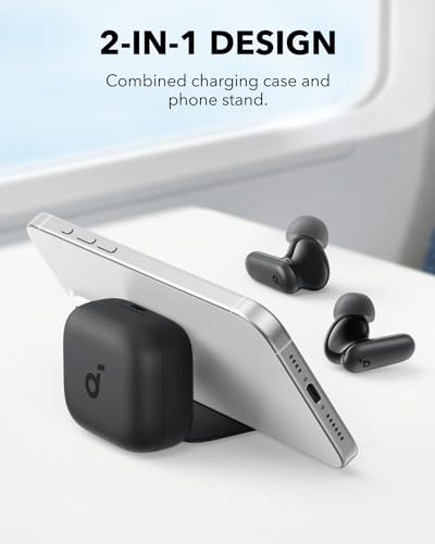 Anker Soundcore P30i Noise Cancelling Wireless Earbuds, Powerful Bass, 45H Playtime, 2-in-1 Case, IP54