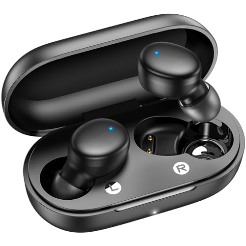 Kurdene Wireless Earbuds: Bluetooth 5.3, Deep Bass, Lightweight Headphones - Clear Calls, Sports Workout