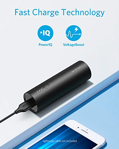Anker Portable Charger 5,000mAh: Ultra-Compact External Battery with Fast Charging for iPhone, iPad, Samsung Galaxy