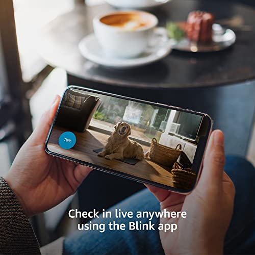 Blink Mini Indoor Smart Security Camera, 1080p HD, Night Vision