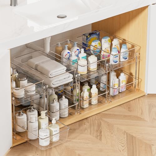 Vtopmart Bathroom Organizer: 2 Tier Under Sink Storage Container