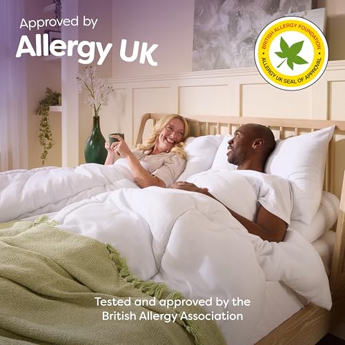 Slumberdown Anti Allergy Double Duvet 10.5 Tog - UK Approved - All Year Round Quilt for Allergy Sufferers