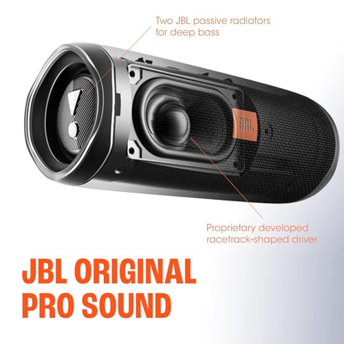 JBL FLIP 5 Waterproof Bluetooth Speaker - Black, Portable Sound