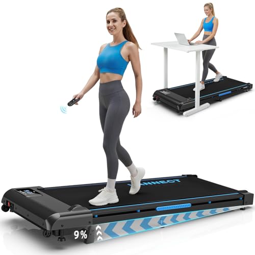 VANNECT 4-in-1 Walking Pad: Incline, 1-10KM/H Treadmill for Home, 330LBS Capacity, Portable Under Desk Running Machine