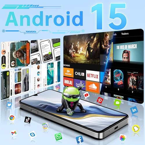 OUKITEL C60 Unlocked Android Phone - 6.88 inch HD+ Display, 10000 mAh Battery, 13MP Camera, 128GB, Dual SIM, 4G