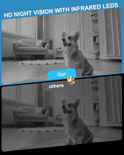 WiFi Mini Spy Camera 1080P HD Indoor with Night Vision & Motion Detection, Cloud/SD Storage - Home Security Cam